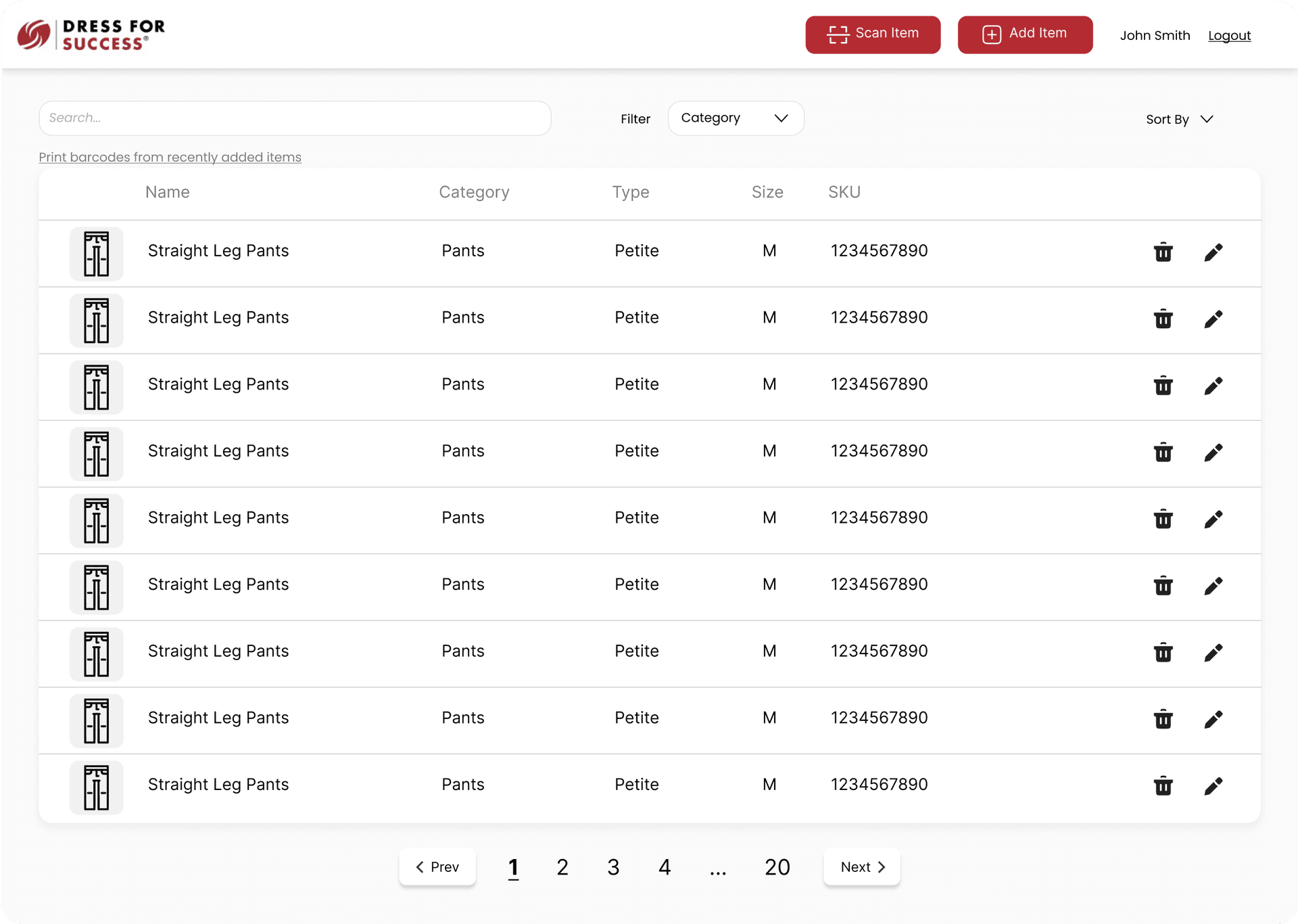 Dress for Success Project Page Image
